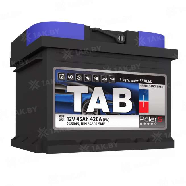Аккумулятор TAB Polar (45 Ah) 420 A, 12 V Обратная, R+ LB1 0