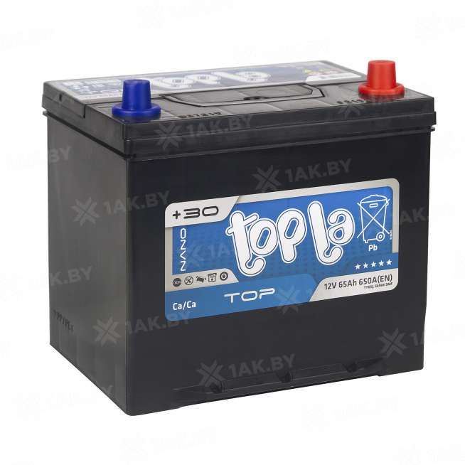 Аккумулятор TOPLA TOP (65 Ah) 650 A, 12 V Обратная, R+ D23 118665 2