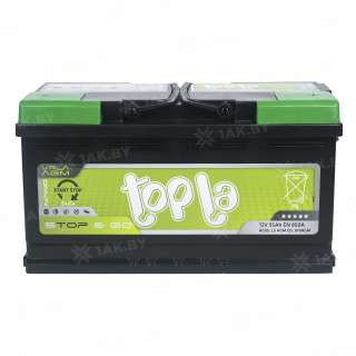 Аккумулятор TOPLA AGM Stop & Go (95 Ah) 850 A, 12 V Обратная, R+ L5 114090 Аккумулятор TOPLA AGM Stop & Go (95 Ah) 850 A, 12 V Обратная, R+ L5 114090