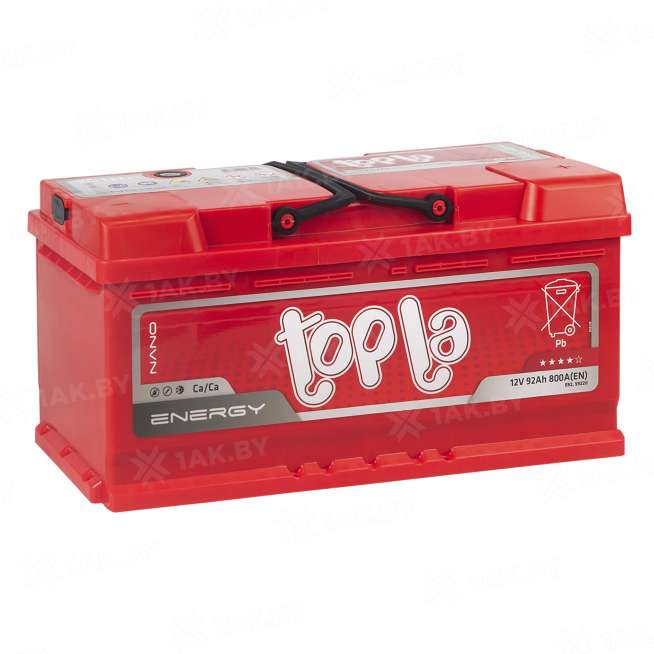 Аккумулятор TOPLA Energy (92 Ah) 800 A, 12 V Прямая, L+ LB5 108192 1