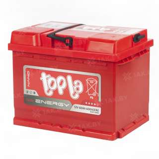 Аккумулятор TOPLA Energy (60 Ah) 600 A, 12 V Обратная, R+ L2 108060/138062 Аккумулятор TOPLA Energy (60 Ah) 600 A, 12 V Обратная, R+ L2 108060/138062
