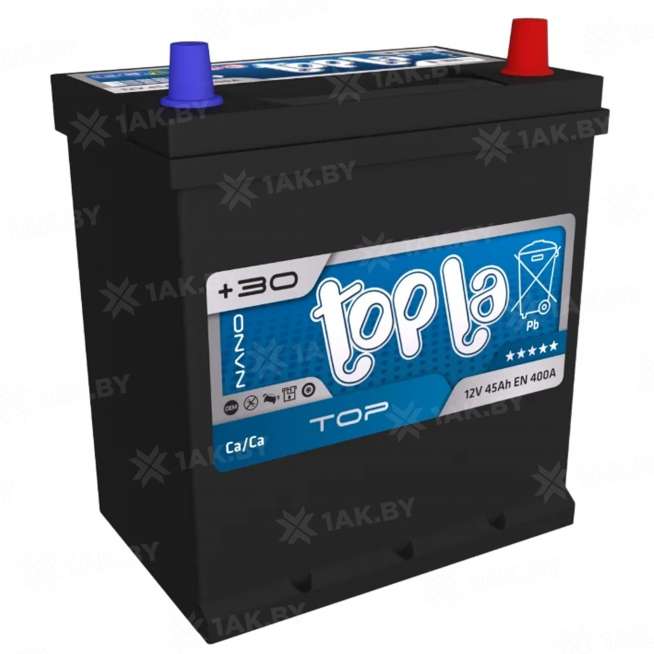 Аккумулятор TOPLA TOP (45 Ah) 400 A, 12 V Обратная, R+ B19 118245 0