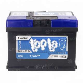 Аккумулятор TOPLA TOP (62 Ah) 600 A, 12 V Обратная, R+ LB2 118662 Аккумулятор TOPLA TOP (62 Ah) 600 A, 12 V Обратная, R+ LB2 118662
