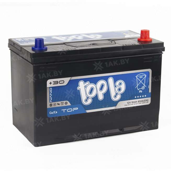 Аккумулятор TOPLA TOP (95 Ah) 850 A, 12 V Обратная, R+ D31 118895 2