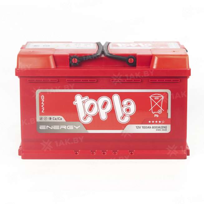 Аккумулятор TOPLA Energy (100 Ah) 800 A, 12 V Обратная, R+ L4 108000 0