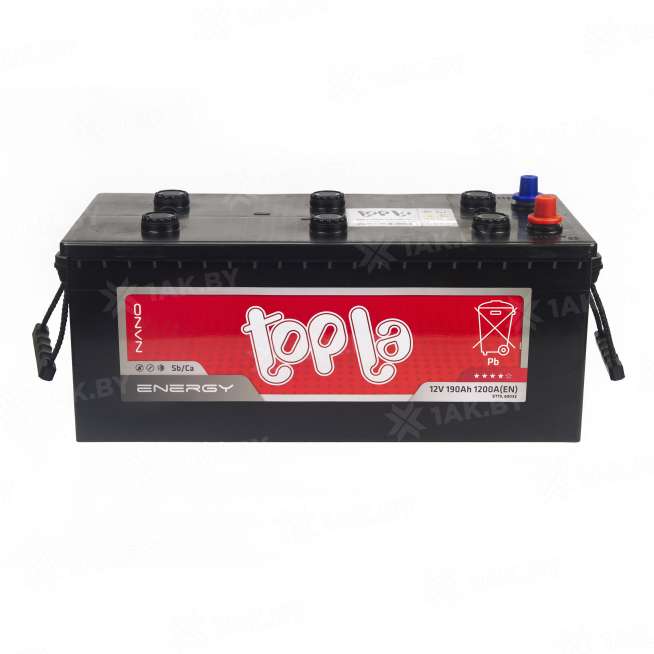 Аккумулятор TOPLA Energy (190 Ah) 1200 A, 12 V Прямая, L+ D5 159913 3