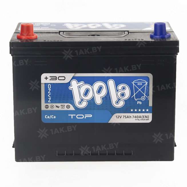Аккумулятор TOPLA TOP (75 Ah) 740 A, 12 V Прямая, L+ D26 118975 0