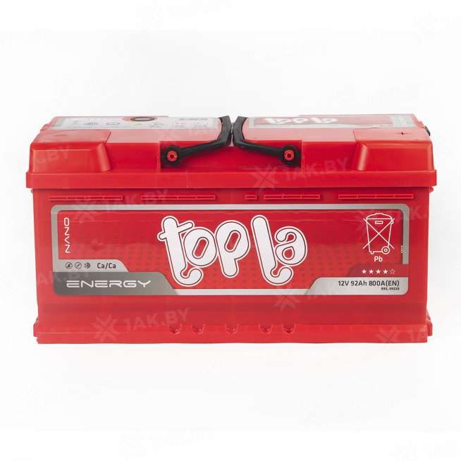Аккумулятор TOPLA Energy (92 Ah) 800 A, 12 V Обратная, R+ LB5 108092 0