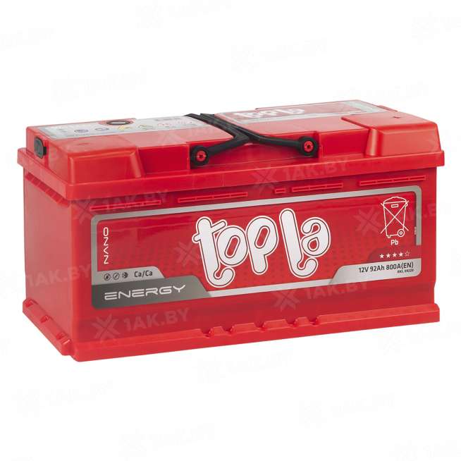 Аккумулятор TOPLA Energy (92 Ah) 800 A, 12 V Обратная, R+ LB5 108092 1