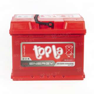 Аккумулятор TOPLA Energy (60 Ah) 600 A, 12 V Прямая, L+ L2 108160 Аккумулятор TOPLA Energy (60 Ah) 600 A, 12 V Прямая, L+ L2 108160