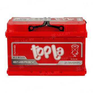 Аккумулятор TOPLA Energy (73 Ah) 630 A, 12 V Обратная, R+ LB3 108073 0