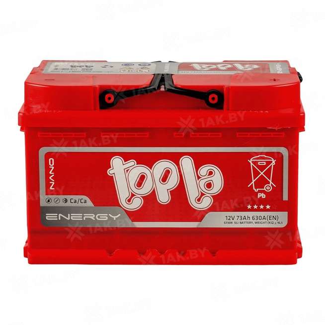 Аккумулятор TOPLA Energy (73 Ah) 630 A, 12 V Обратная, R+ LB3 108073 0