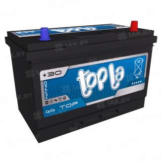 Аккумулятор TOPLA TOP (110 Ah) 1000 A, 12 V Обратная, R+ American type 118610 0
