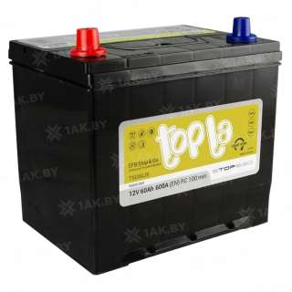 Аккумулятор TOPLA EFB Stop &amp; Go (60 Ah) 600 A, 12 V Прямая, L+ D23 112160