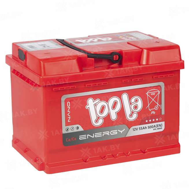 Аккумулятор TOPLA Energy (55 Ah) 500 A, 12 V Обратная, R+ LB2 108054 0
