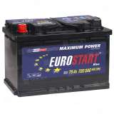 Аккумулятор EUROSTART Blue (75 Ah) 660 A, 12 V Прямая, L+ L3 EB751SU