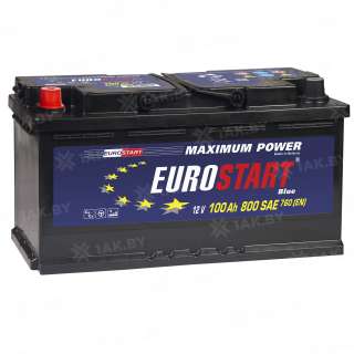 Аккумулятор EUROSTART Blue (100 Ah) 760 A, 12 V Прямая, L+ L5 EB1001SU Аккумулятор EUROSTART Blue (100 Ah) 760 A, 12 V Прямая, L+ L5 EB1001SU