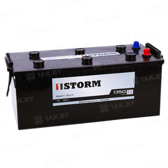 Аккумулятор STORM (190 Ah) 1350 A, 12 V Прямая, L+ D5 190 0
