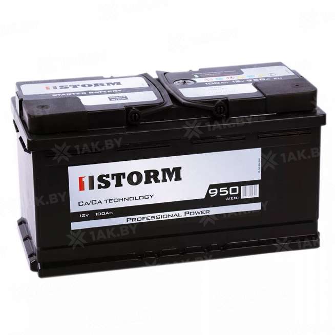 Аккумулятор STORM (100 Ah) 950 A, 12 V Обратная, R+ L5 100 0