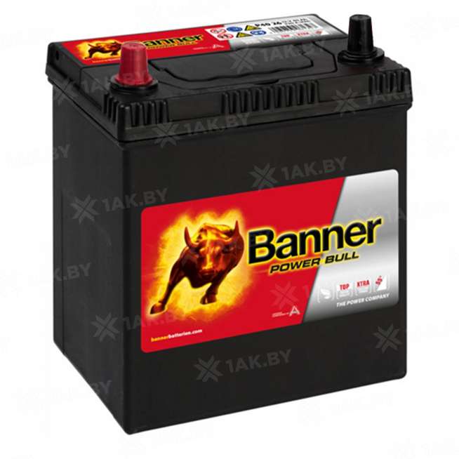 Аккумулятор Banner Power (35 Ah) 260 A, 12 V Прямая, L+ B19 0