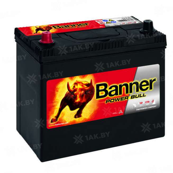 Аккумулятор Banner Power (45 Ah) 390 A, 12 V Прямая, L+ B24 0