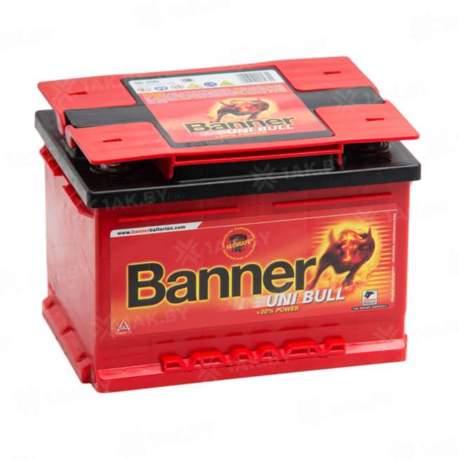 Аккумулятор Banner Uni (58 Ah) 450 A, 12 V Обратная, R+ LB2 0