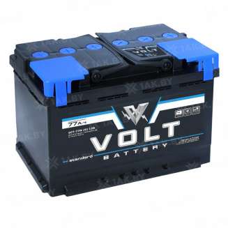 Аккумулятор VOLT Standard (77 Ah) 550 A, 12 V Прямая, L+ 0