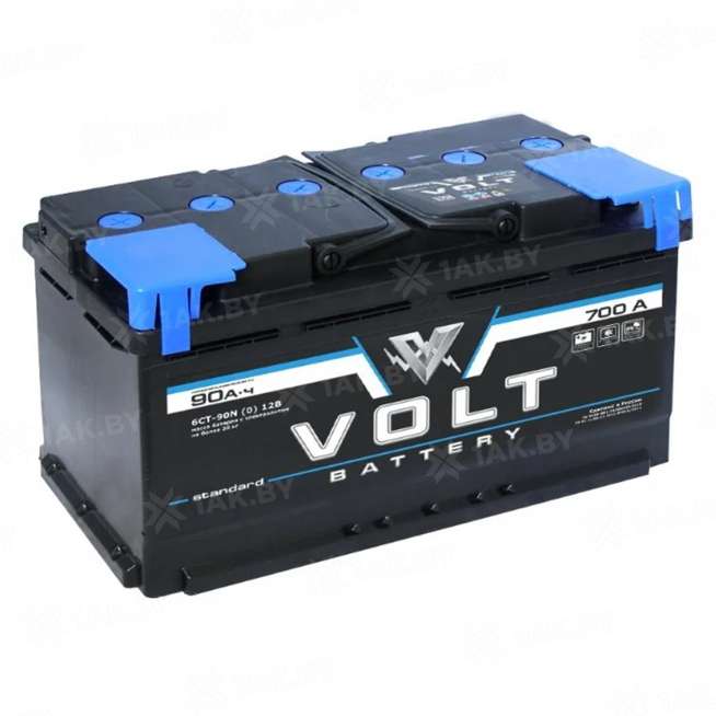 Аккумулятор VOLT Standard (90 Ah) 700 A, 12 V Прямая, L+ L5 0