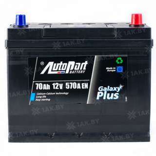 Аккумулятор AUTOPART GALAXY PLUS (70 Ah) 570 A, 12 V Обратная, R+ D26 Аккумулятор AUTOPART GALAXY PLUS (70 Ah) 570 A, 12 V Обратная, R+ D26