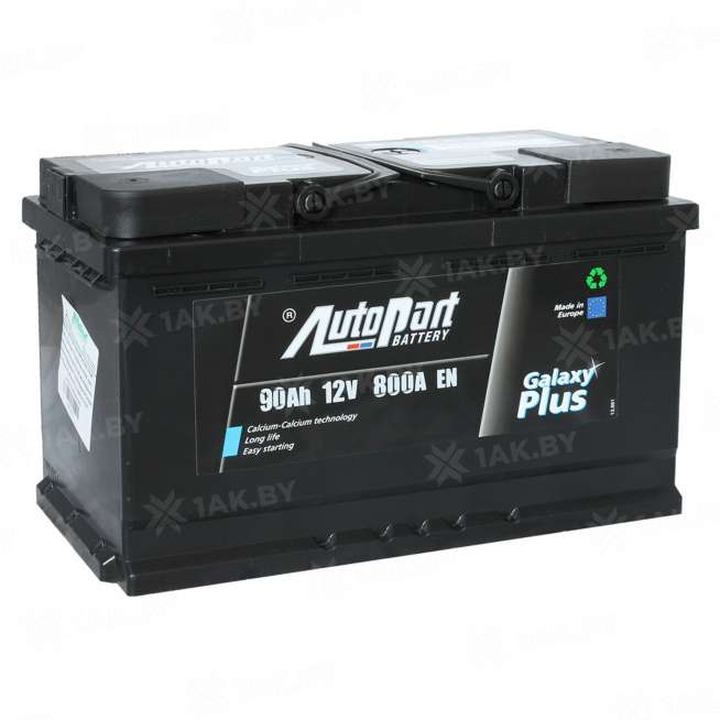 Аккумулятор AUTOPART GALAXY PLUS (90 Ah) 800 A, 12 V Обратная, R+ L4 0