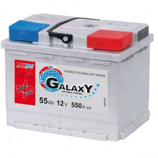 Аккумулятор AUTOPART GALAXY (55 Ah) 550 A, 12 V Обратная, R+ LB2 Аккумулятор AUTOPART GALAXY (55 Ah) 550 A, 12 V Обратная, R+ LB2