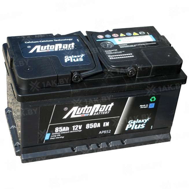 Аккумулятор AUTOPART GALAXY PLUS (85 Ah) 850 A, 12 V Обратная, R+ LB4 0