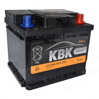 Аккумулятор KBK (44 Ah) 360 A, 12 V Обратная, R+ L5 Аккумулятор KBK (44 Ah) 360 A, 12 V Обратная, R+ L5