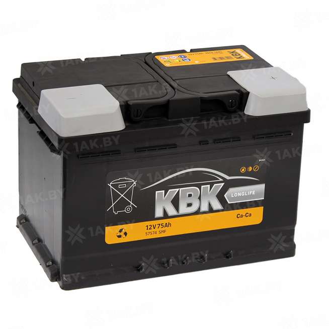 Аккумулятор KBK (75 Ah) 640 A, 12 V Обратная, R+ L3 0