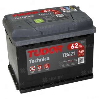 Аккумулятор TUDOR Technika (62 Ah) 540 A, 12 V Обратная, R+ L2 Аккумулятор TUDOR Technika (62 Ah) 540 A, 12 V Обратная, R+ L2