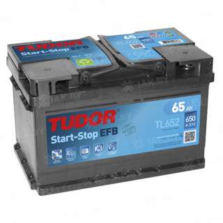 Аккумулятор TUDOR Start-Stop EFB (65 Ah) 650 A, 12 V Обратная, R+ LB3