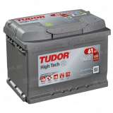 Аккумулятор TUDOR High Tech (61 Ah) 600 A, 12 V Обратная, R+ LB2