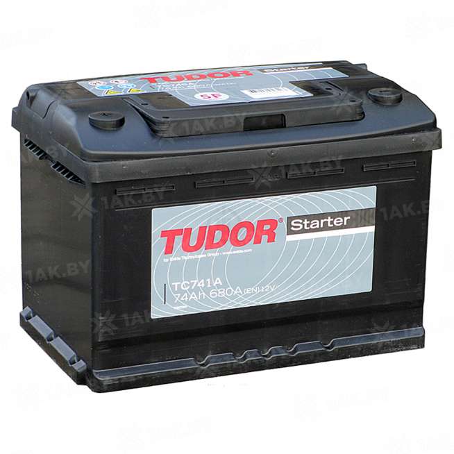 Аккумулятор TUDOR Starter (74 Ah) 680 A, 12 V Прямая, L+ L3 0