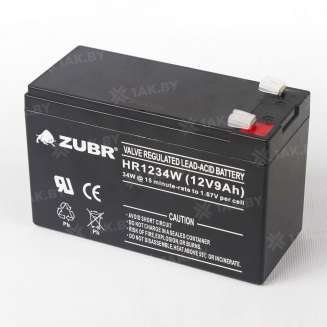 Аккумулятор ZUBR (9 Ah,12 V) AGM 151х98х94 2.6 кг 1