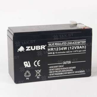 Аккумулятор ZUBR (9 Ah,12 V) AGM 151х98х94 2.6 кг 2