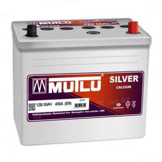 Аккумулятор MUTLU Silver Calcium (55 Ah) 450 A, 12 V Обратная, R+ 0