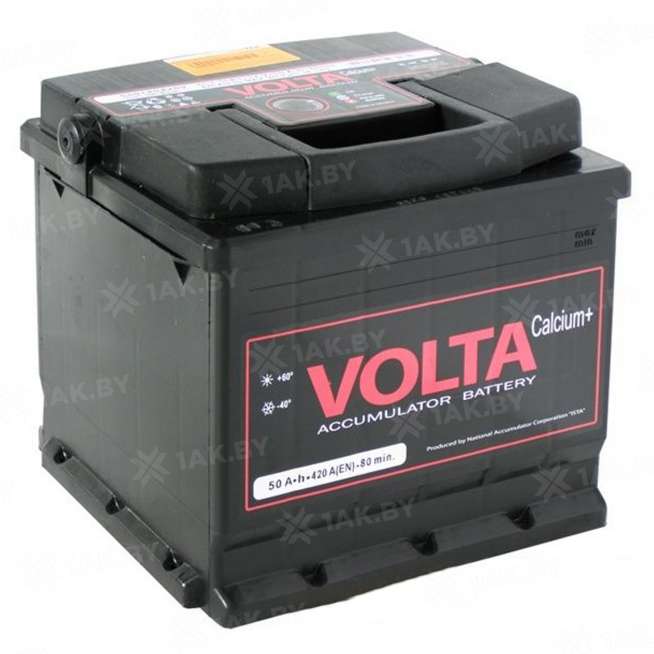 Аккумулятор VOLTA (50 Ah) 420 A, 12 V Обратная, R+ L1 0
