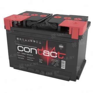 Аккумулятор TUNGSTONE Contact (72 Ah) 620 A, 12 V Обратная, R+ L3 Аккумулятор TUNGSTONE Contact (72 Ah) 620 A, 12 V Обратная, R+ L3