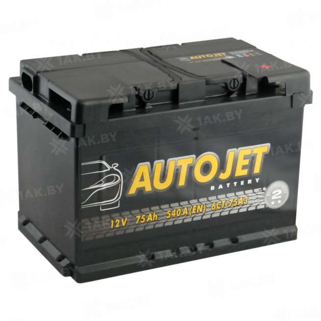 Аккумулятор AUTOJET (75 Ah) 540 A, 12 V Обратная, R+ L3 0
