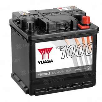 Аккумулятор YUASA (45 Ah) 380 A, 12 V Обратная, R+ L1 0