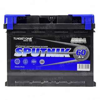Аккумулятор SPUTNIK (60 Ah) 500 A, 12 V Обратная, R+ L2 Аккумулятор SPUTNIK (60 Ah) 500 A, 12 V Обратная, R+ L2