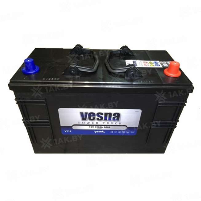 Аккумулятор VESNA Power (120 Ah) 900 A, 12 V Обратная, R+ D2 0