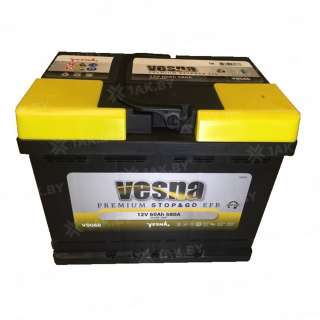 Аккумулятор VESNA EFB (60 Ah) 580 А, 12 V Обратная, R+ L2 Аккумулятор VESNA EFB (60 Ah) 580 А, 12 V Обратная, R+ L2