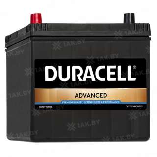 Аккумулятор DURACELL (60 Ah) 480 A, 12 V Прямая, L+ D23 DA60L
