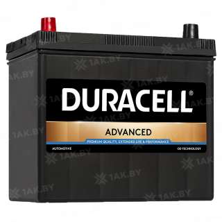 Аккумулятор DURACELL (45 Ah) 420 A, 12 V Прямая, L+ DA45L